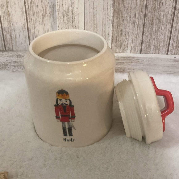 Rae Dunn Nutcracker Nuts Canister - Picture 4 of 6